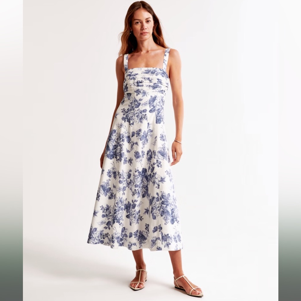 The A&F Emerson Fit & Flare Midi Dress